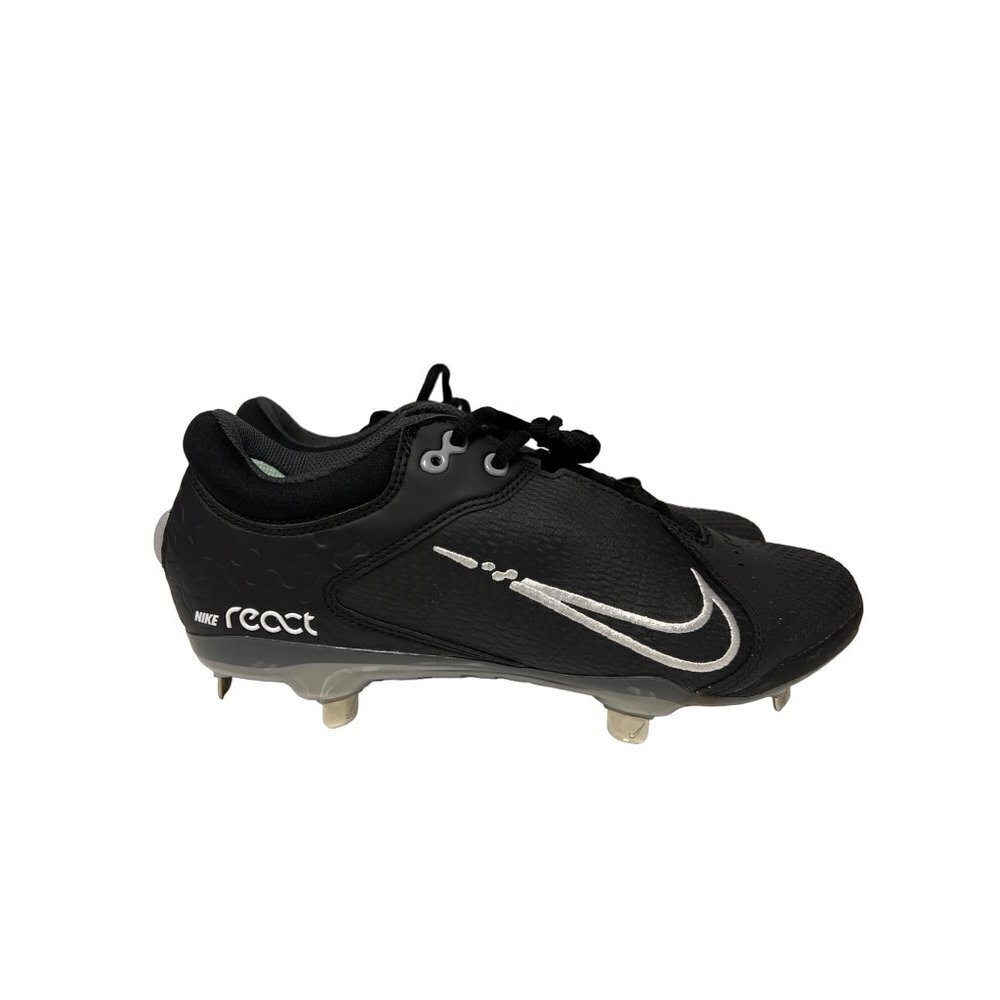 NEW! Nike Hyperdiamond 4 Elite Black White Women's Softball Cleats Size 9